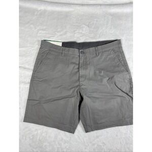 English Laundry Mens Gray Flat Front Stretch Shorts Size 38 9 Inch Inseam New